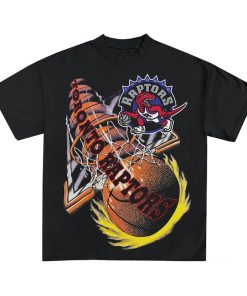 TORONTO RAPTORS T-SHIRT | Shattered Backboard Graphic Tee Rare Basketball Print | Collectible 2019 Champions Game |