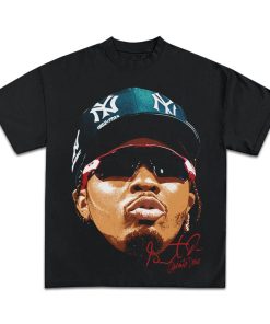 GERVONTA DAVIS T-SHIRT | Rare Jumbo Face Tee Boxing Graphic Sport | Rare Hip Hop Style Rap Tee |