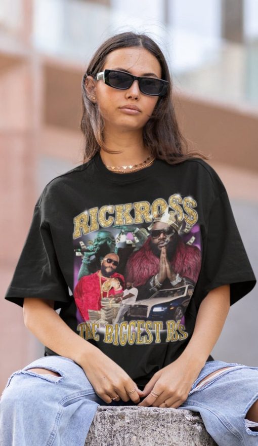 RICK ROSS Hiphop TShirt | Rick Ross Sweatshirt Vintage