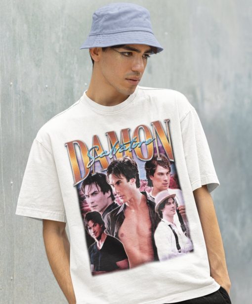 Retro Damon Salvatore Shirt-Damon Salvatore Sweatshirt