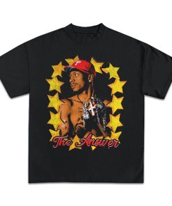 ALLEN IVERSON T-SHIRT | The Answer Rare 90s Vintage Style Rap Tee Graphic Shirt