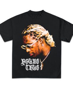 YOUNG THUG T-SHIRT | Rap Tee Concert Merch Jeffrey Williams Free Thugger Slime Season