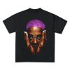 DENNIS RODMAN T-SHIRT | Purple Rare Homage Vintage Rap Tee Hip Hop Style | Chicago Bulls Scottie Pippen The Last Dance |