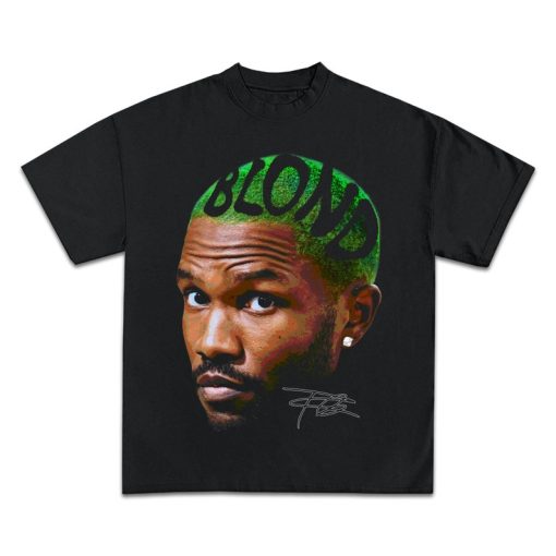 FRANK OCEAN T-SHIRT | Rap Tee Concert Merch Album Cover Graphic | Blond Odd Future Jumbo Face Rare Vintage |