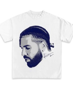 DRAKE GRAPHIC T-SHIRT | Rap Tee Concert Merch Champagne Papi | Rare Hip Hop Jumbo Face Kanye 21 Savage Her Loss |