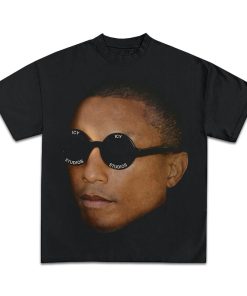 PHARRELL WILLIAMS T-SHIRT | Rare Rap Tee Icy Studios | Rare Hip Hop Graphic Print Kanye West Nigo |