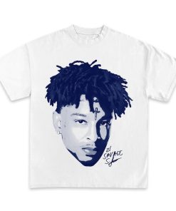 21 SAVAGE T-SHIRT | Rap Tee Concert Merch Its All A Blur