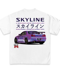 Nissan Skyline GTR Racing T-Shirt | Rare JDM Motorsports Japanese Race Car Collectible | Rare Vintage 90s Style F1 |