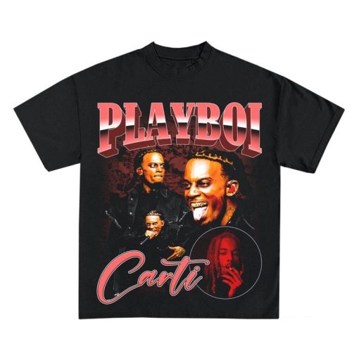 PLAYBOI CARTI T-SHIRT | Rap Tee Whole Lotta Red Album Merch Promo Tee