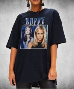 Limited Buffy Shirt Vintage horror Team Damon T shirt 90s Grapic Tee