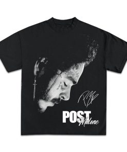 POST MALONE T-SHIRT | Rare Promo Concert Graphic Hip Hop Tee | Rap Jumbo Collectible Tour Merch |