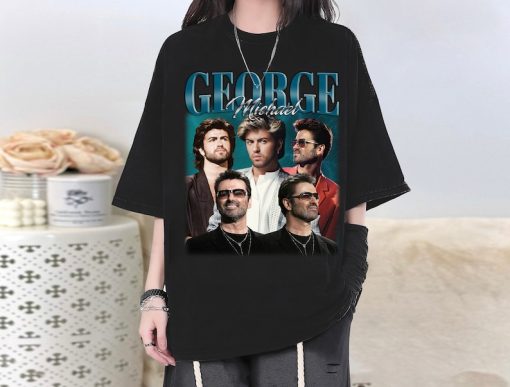 Vintage George Michael Character T-Shirt, George Michael Tee, George Michael Hoodie, George Michael Sweater