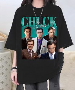 Vintage Chuck Bass T-Shirt, Chuck Bass Shirt, Chuck Bass Tee, Actor Chuck Bass Homage, Chuck Bass Fan, Casual Shirt