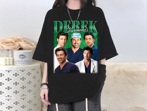 Vintage Derek Shepherd T-Shirt, Derek Shepherd Shirt, Derek Shepherd Tee, Actor Derek Shepherd Homage, College Shirt