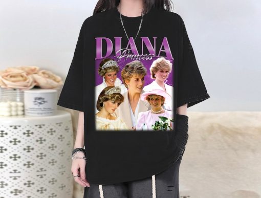 Diana Princess Character T-Shirt, Diana Princess Shirt, Diana Princess Tee, Actress Diana Princess Homage