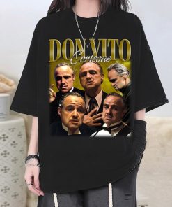 Retro Don Vito Corleone Character T-Shirt, Don Vito Corleone Shirt, Don Vito Corleone Tee