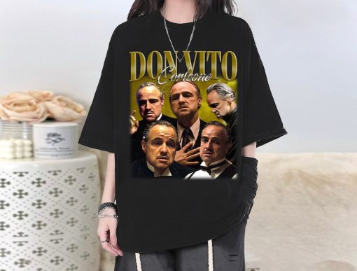 Retro Don Vito Corleone Character T-Shirt, Don Vito Corleone Shirt, Don Vito Corleone Tee