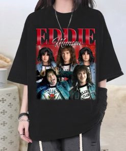 Unisex Eddie Munson T-Shirt, Eddie Munson Shirt, Eddie Munson Tee, Actor Eddie Munson Homage, Famous T-Shirt