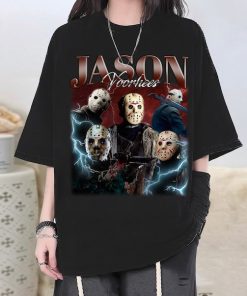 Jason Vorhees Character T-Shirt, Jason Vorhees Shirt, Jason Vorhees Tees, Jason Vorhees Unisex, College Shirt