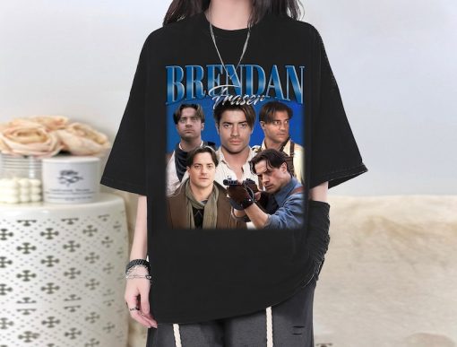 Brendan Fraser Shirt, Brendan Fraser T-Shirt, Brendan Fraser Tee, Actor Brendan Fraser Homage, Brendan Fraser Merch