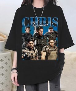 Chris Redfield T-Shirt, Chris Redfield Shirt, Chris Redfield Tee, Actor Chris Redfield Homage, Resident Evil Fan