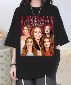 Lindsay Lohan T-Shirt, Lindsay Lohan Shirt, Lindsay Lohan Tees, Lindsay Lohan Homage, New T-Shirt, Vintage T-Shirt