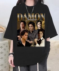 Damon Salvatore T-Shirt, Damon Salvatore Shirt, Damon Salvatore Tee, Actor Damon Salvatore Homage, Damon Salvatore Fan