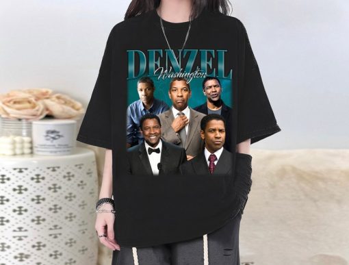 Denzel Washington T-Shirt, Denzel Washington Shirt, Denzel Washington Tee, Actor Denzel Washington Homage, Modern Shirt