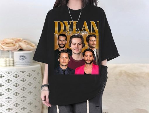 Vintage Dylan O'Brien T-Shirt, Dylan O'Brien Shirt, Dylan O'Brien Tee, Actor Dylan O'Brien Homage, College Shirt