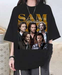 Sam Winchester T-Shirt, Sam Winchester Shirt, Sam Winchester Tees, Sam Winchester Homage, Casual T-Shirt, College Shirt