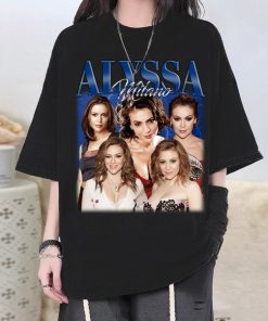 Alyssa Milano T-Shirt, Alyssa Milano Shirt, Alyssa Milano Tees, Alyssa Milano Homage, Football Shirt, Football Lovers