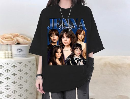 Jenna Ortega Actress T-Shirt, Jenna Ortega Shirt, Jenna Ortega Tees, Jenna Ortega Unisex, College Shirt, Adult T-Shirt