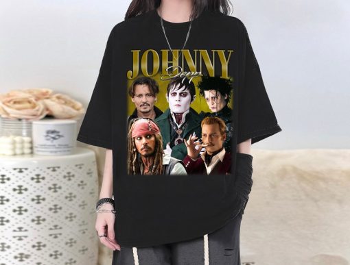 Johnny Depp Actor T-Shirt, Johnny Depp Shirt, Johnny Depp Tees, Johnny Depp Unisex, Vintage Movie, Vintage Shirt