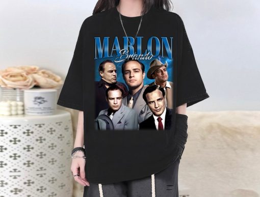 Marlon Brando T-Shirt, Marlon Brando Shirt, Marlon Brando Tees, Marlon Brando Homage, Casual TShirt, College Shirt