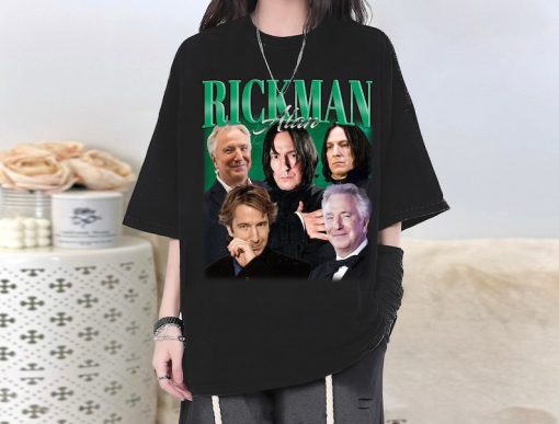 Rickman Alan T-Shirt, Rickman Alan Shirt, Rickman Alan Tees, Rickman Alan Homage, Vintage Movie, Vintage T-Shirt