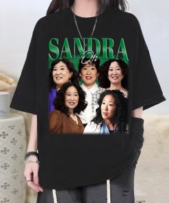 Retro Sandra Oh T-Shirt, Sandra Oh Shirt, Sandra Oh Tees, Sandra Oh Homage, Casual T-Shirt, College Shirt, Adult T-Shirt