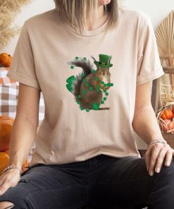 St Patrick's Day Squirrel T-Shirt, Funny St Patrick's Day Tshirt