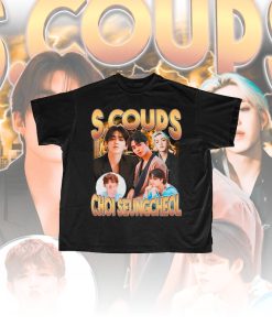 Updated Seventeen S.Coups Retro 90s T-shirt - Seventeen Kpop Tee - Kpop Merch - Kpop Gift for her or him - Seventeen