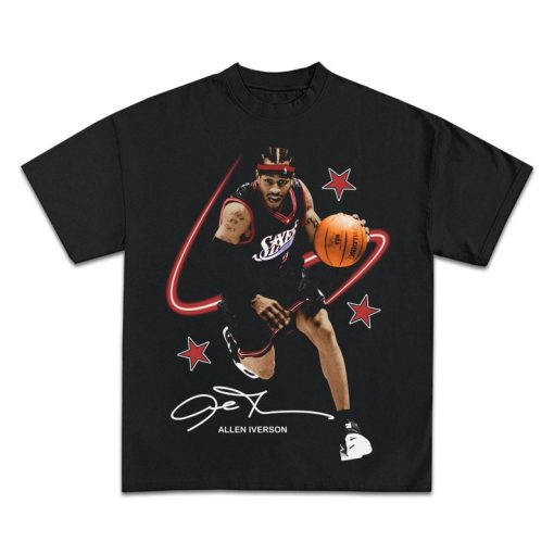 ALLEN IVERSON T-SHIRT | Rare The Answer Rap Tee Vintage Style Graphic Print