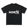 Hor(NY) T-Shirt, Rare Comedy Tee Horny New York Funny Joke,