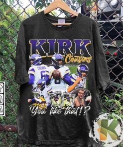 Vintage 90s Graphic Style Kirk Cousins T-Shirt, Kirk Cousins shirt, Vintage Oversized Sport Tee