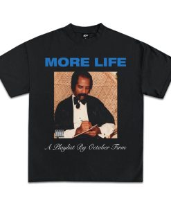 DRAKE GRAPHIC T-SHIRT | More Life Album Rap Tee Concert Merch Hip Hop