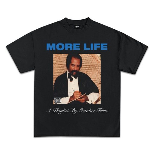 DRAKE GRAPHIC T-SHIRT | More Life Album Rap Tee Concert Merch Hip Hop