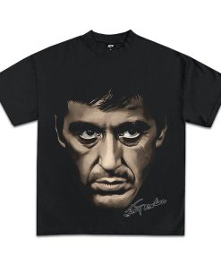 TONY MONTANA T-SHIRT | Rare Jumbo Scarface Al Pacino Movie Icon Tee