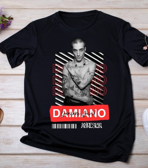 Damiano David Maneskin T-Shirt - Metal Music Shirt - Beggin' - RUSH! Album - Maneskin Merch - Unisex T Shirt