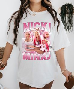 Nicki Minaj Merch Nicki Minaj Shirt Nicki Rapper Singer Minaj Band Unisex T Shirt Cotton Graphic Short Sleeve Clothing