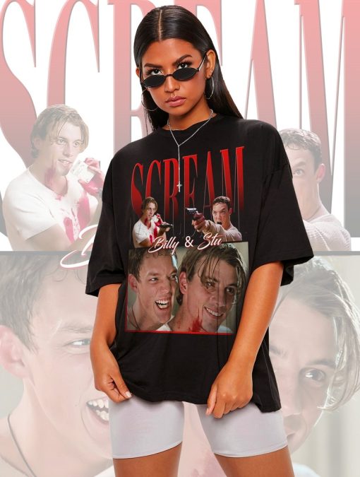 SCREAM Shirt, Billy Loomis Shirt, Stu Macher Shirt, Scream Movie Shirt