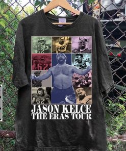 Graphic Style Jason Kelce T-Shirt - Jason Kelce The Eras Tour Tee - Retro American Football Tee For Man and Woman Unisex