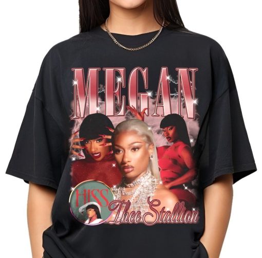 Megan Thee Stallion Music Merch Shirt, HISS Album 90s Tee, MTS Tour 2024 Gift Bootleg Inspired Sweatshirt