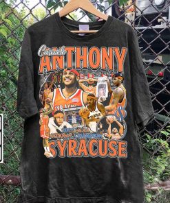 Vintage 90s Graphic Style Carmelo Anthony T-Shirt - Carmelo Anthony Hoodie - Retro American Basketball Tee For Man and